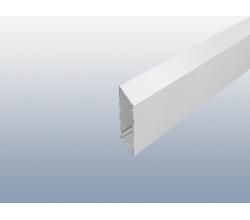 Alu Rhombusprofil 16mm in weiß